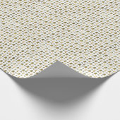 Tiny Elegant Imitate Foil Christmas Trees Geschenk Geschenkpapier (Ecke)