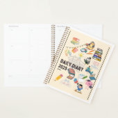 Tiny Emoji Magic - ein weißes Doodle-Buchcover Planer (Anzeige)