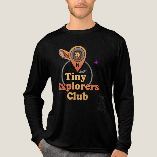 Tiny Explorers Club - Family Geocaching Design Tri-Blend Shirt (Vorderseite)