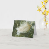 Tiny Feather Note Card Karte (Gelbe Blume)