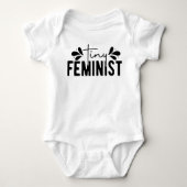 Tiny Feminist Empowerment Baby Strampler (Vorderseite)