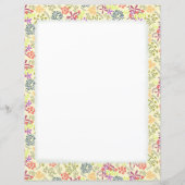 Tiny Floral Cream Stationery Paper (Vorderseite)