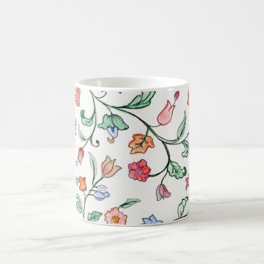Tiny Floral Twine auf einer Tasse (Mittel)