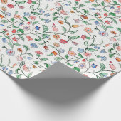 Tiny Floral Twine auf Packpapier (Ecke)