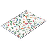 Tiny Floral Twins Design auf einem Notebook / Jour Notizblock (Linke Seite)