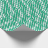 Tiny Four leaf Clovers mattes Packpapier (Ecke)