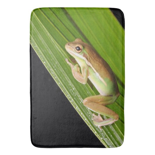 Tiny Frog auf der linken Seite Badematte (Vorderseite Vertikal)