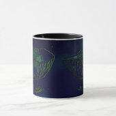 Tiny Frog in einem Pilz Tasse (Zentrum)