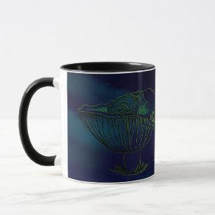 Tiny Frog in einem Pilz Tasse