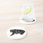 Tiny Gallery: Seitliche Erholung Retriever Getränkeuntersetzer (Seite)