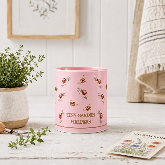 Tiny Garden Helpers Rosa Marienkäfer-Tasse Tasse