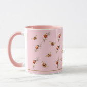 Tiny Garden Helpers Rosa Marienkäfer-Tasse Tasse (Links)
