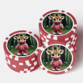 "Tiny Giraffe, Big World" Pokerchips (Stapel)