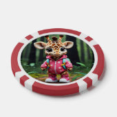 "Tiny Giraffe, Big World" Pokerchips (Einzeln)