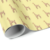 Tiny Giraffe Muster Geschenkpapier (Rolleneckpunkt)