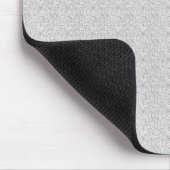 Tiny Gray Squares Mousepad (Ecke)