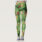 Tiny Green Flora Leggings (Vorderseite)