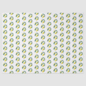 tiny green gold volleyballs pattern seidenpapier (Vorderseite)