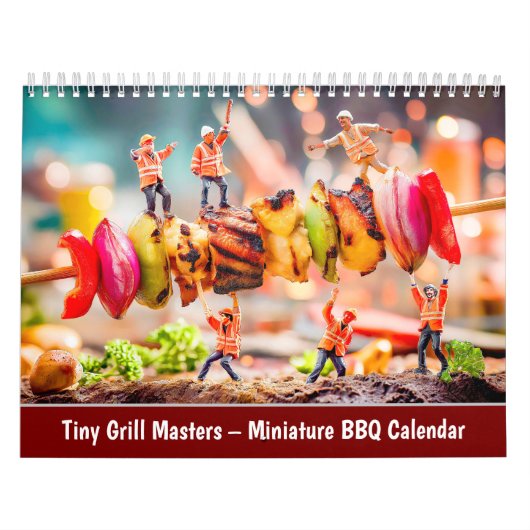 Tiny Grill Masters – 2026 Miniature BBQ Calendar Kalender (Titelbild)