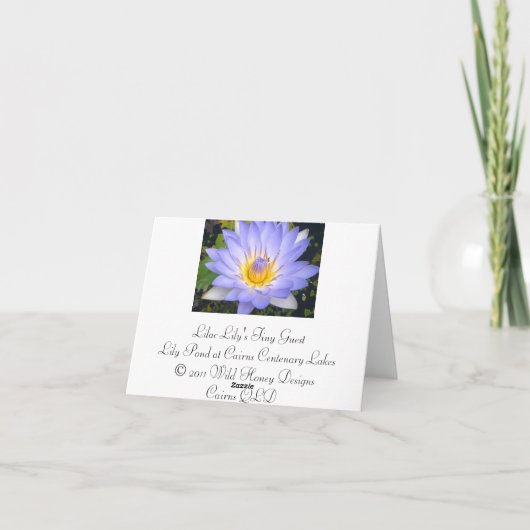 Tiny Guest Karte (Rückseite)