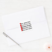 Tiny Hands Trump Sticker (weiß) (Umschlag)