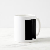 Tiny Happy Birthday Black Square Kaffeetasse (VorderseiteRechts)