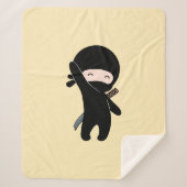 Tiny Happy Ninja auf Yellow Sherpadecke (Vorderseite)