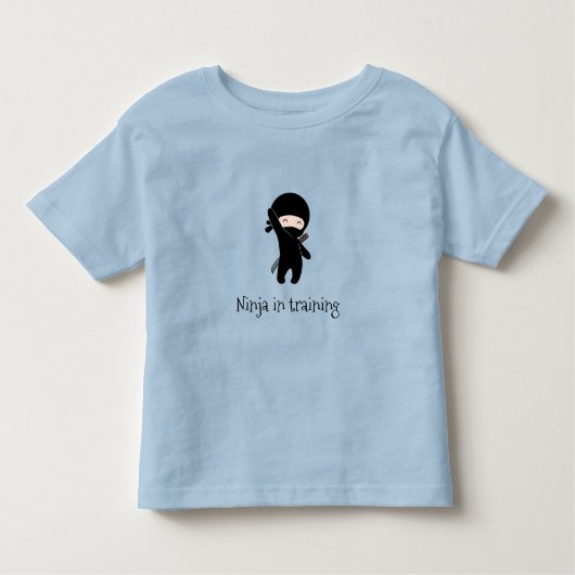 Tiny Happy Ninja im Training Kleinkind T-shirt (Vorderseite)