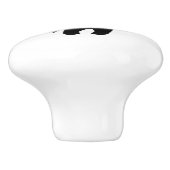 Tiny Happy Ninja Keramikknauf (Seitenansicht)