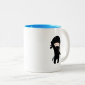 Tiny Happy Ninja Zweifarbige Tasse (VorderseiteRechts)