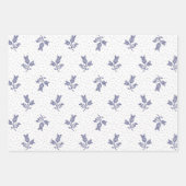 Tiny Harebells - Ungarische Blauer Farbstoff Folk Geschenkpapier Set (Vorderseite 2)