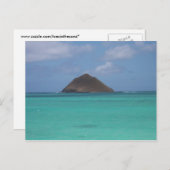Tiny Hawaiian Island Postkarte (Vorne/Hinten)
