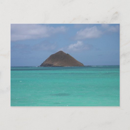 Tiny Hawaiian Island Postkarte (Vorderseite)