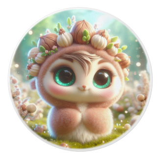 Tiny Hazelnut Keramikknauf