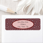 Tiny Heart Pattern Rücksendeadresse (Insitu)