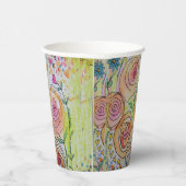 Tiny Hearts and Blume Paper Cups Pappbecher (Rechts)