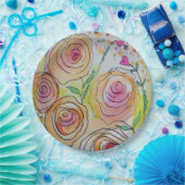 Tiny Hearts Big Blume Pappteller (Party)