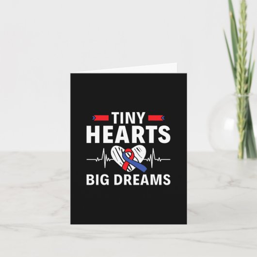 Tiny Hearts Big Dreams - Kd Awareness Karte (Vorderseite)