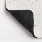 Tiny Hearts Minimal Mouse Pad Mousepad (Ecke)