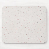 Tiny Hearts Minimal Mouse Pad Mousepad (Vorne)