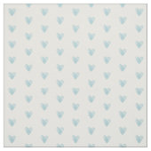 Tiny Hearts Muster | Blasses Aquamarin Aqua Stoff (Muster)