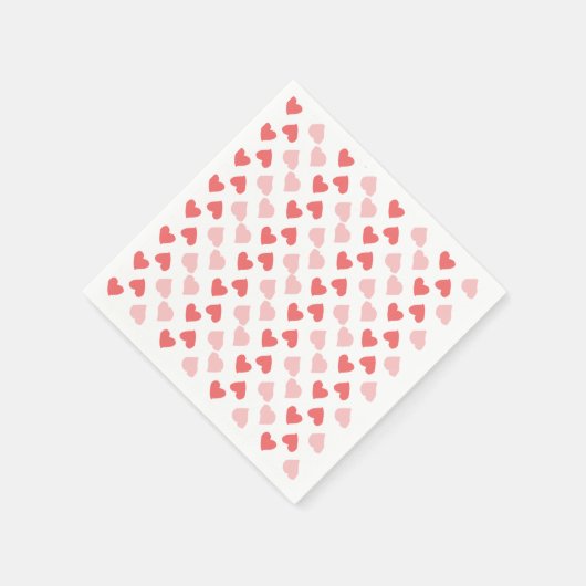 Tiny Hearts Napkins Serviette (Ecke)