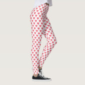 Tiny Hearts Red White Leggings (Rechts)