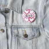 Tiny Hearts Rosa LIEBE Button (Beispiel)