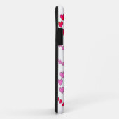 Tiny Hearts Rosa LIEBE Case-Mate iPhone Hülle (Hinten/Rechts)