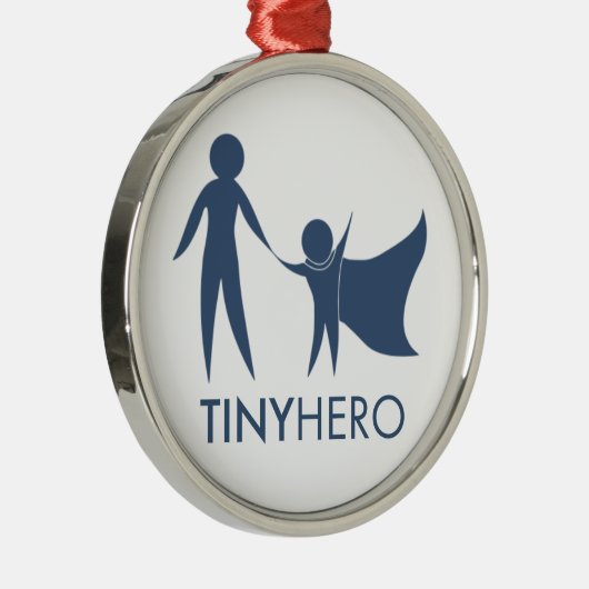 Tiny Hero Premium Ornament Aus Metall (Rechts)