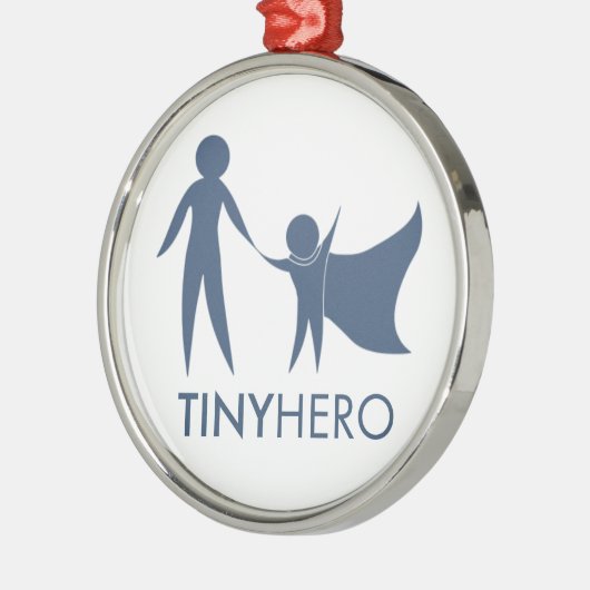 Tiny Hero Premium Ornament Aus Metall (Links)
