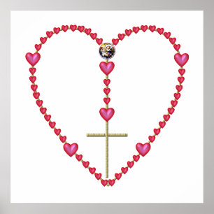Tiny Herz Rosary Poster