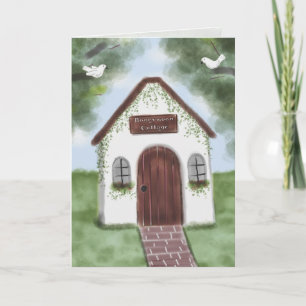 Tiny Honeymoon Hütte Hochzeit Danke-Card Dankeskarte