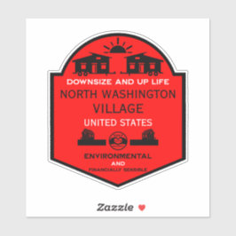 Tiny House Communities bearbeitbar Aufkleber